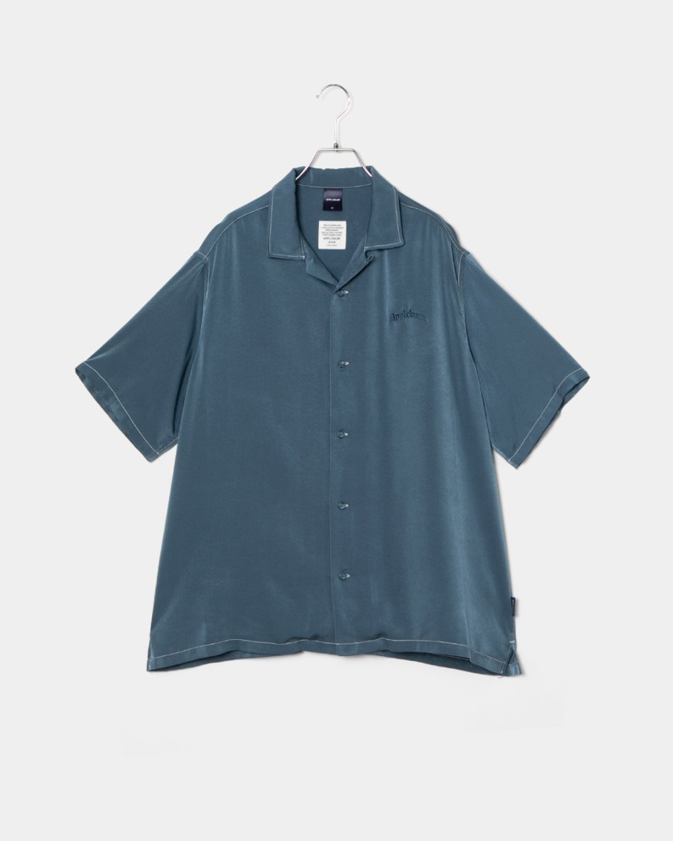 画像14: APPLEBUM  Feminish Satin Aloha Shirt (14)