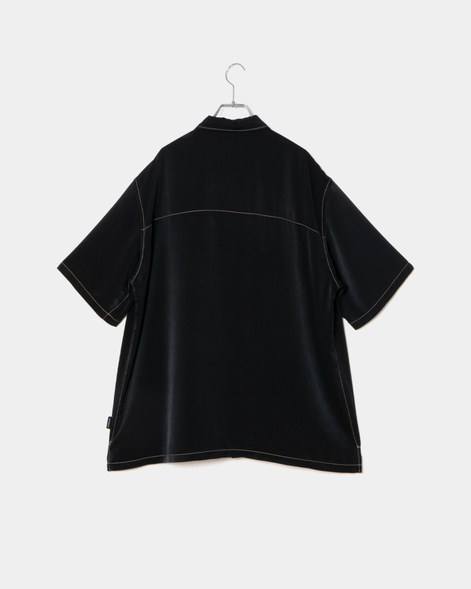 画像2: APPLEBUM  Feminish Satin Aloha Shirt (2)