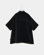 画像2: APPLEBUM  Feminish Satin Aloha Shirt (2)