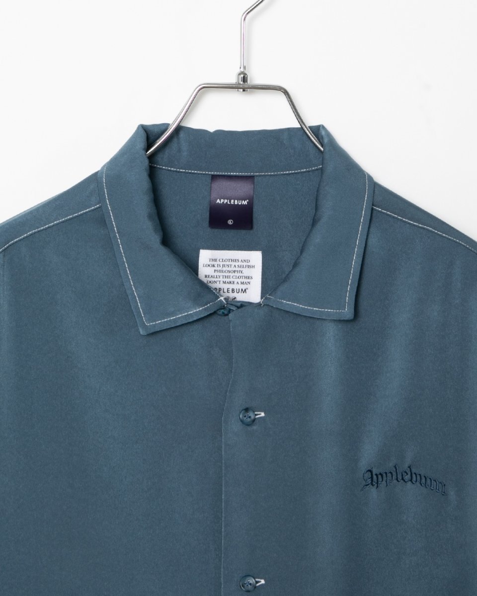 画像23: APPLEBUM  Feminish Satin Aloha Shirt (23)