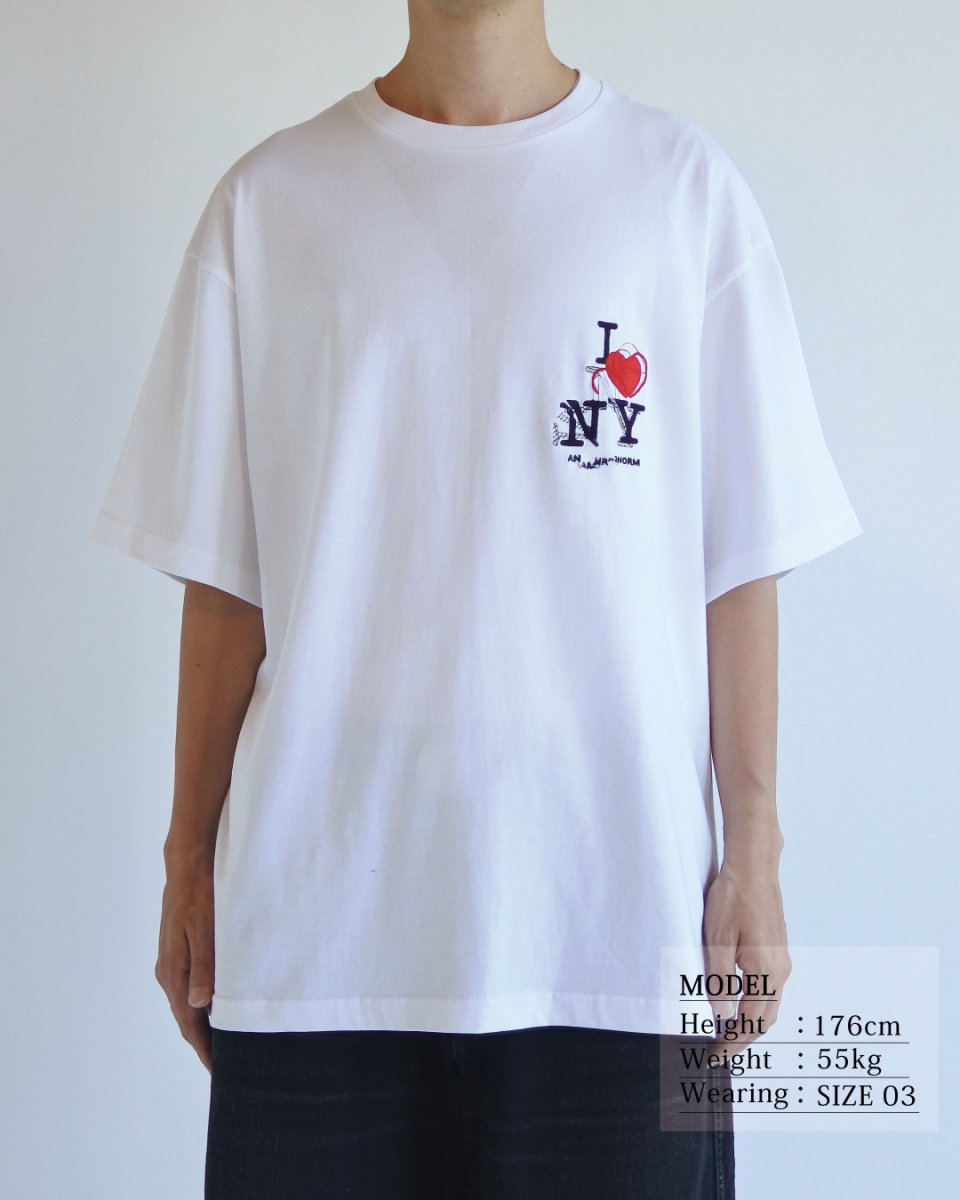 画像10: ANACHRONORM  ICON THREADS GLITCH EMBROIDERY S/S T-S (10)