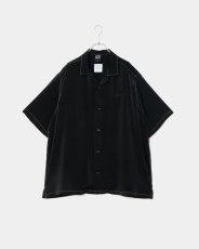 画像1: APPLEBUM  Feminish Satin Aloha Shirt (1)