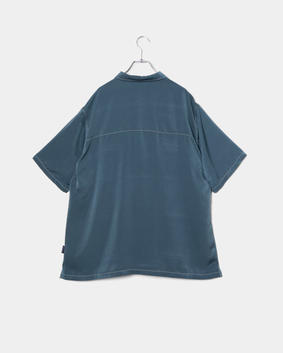 画像15: APPLEBUM  Feminish Satin Aloha Shirt (15)