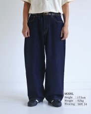 画像3: ANACHRONORM  WIDE 5P DENIM PANTS (3)