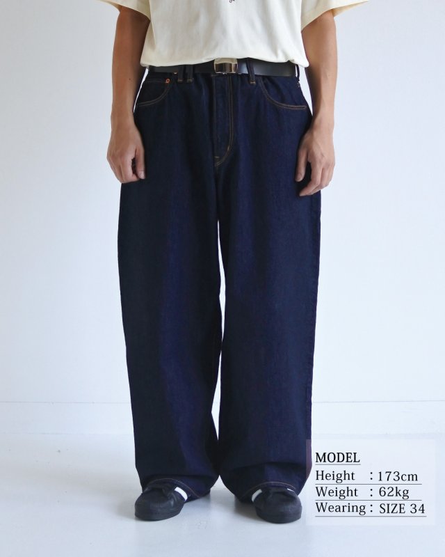 ANACHRONORM WIDE 5P DENIM PANTS AN433 公式通販