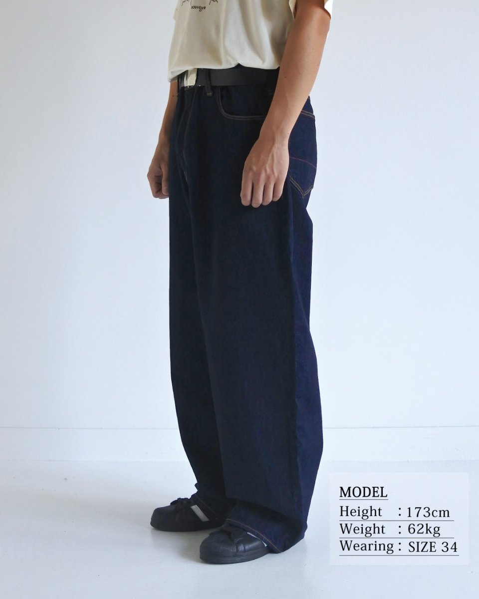 画像4: ANACHRONORM  WIDE 5P DENIM PANTS (4)