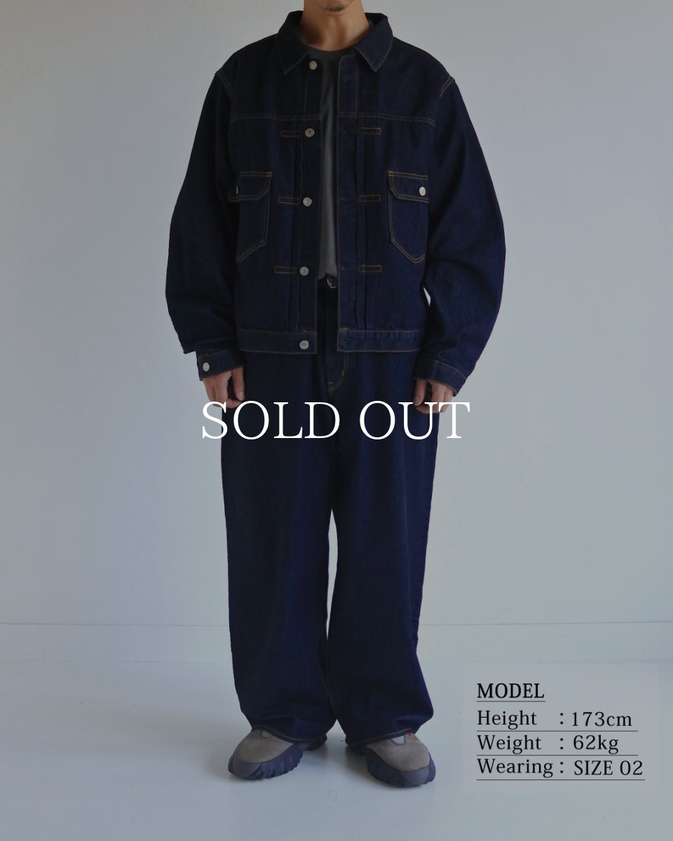 画像3: ANACHRONORM  DOUBLE POCKET DENIM JACKET (3)
