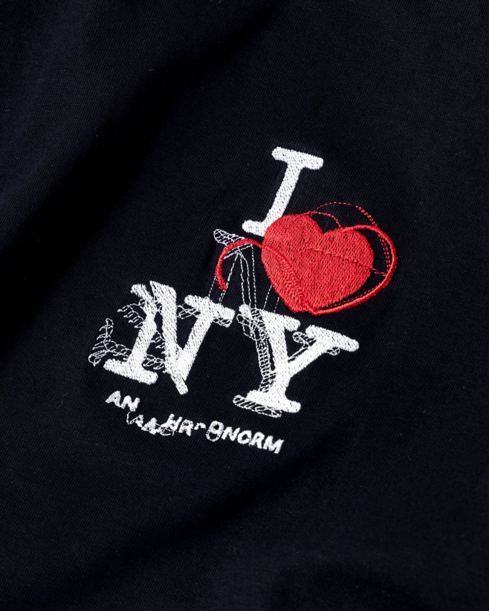 画像6: ANACHRONORM  ICON THREADS GLITCH EMBROIDERY S/S T-S (6)