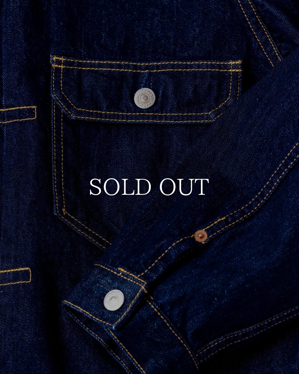 画像7: ANACHRONORM  DOUBLE POCKET DENIM JACKET (7)