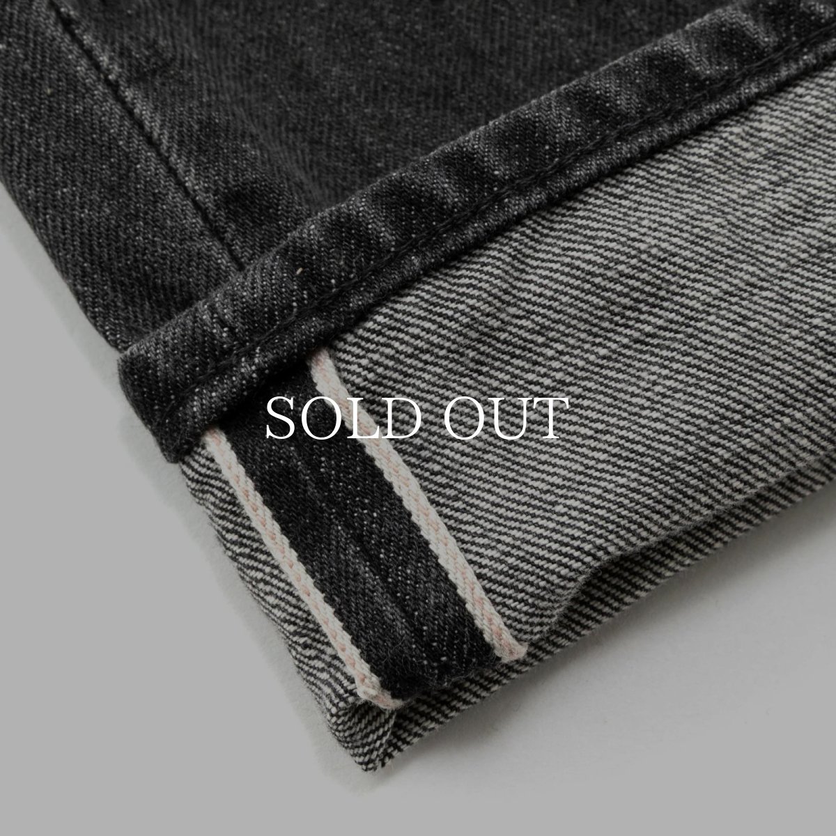 画像6: CALEE  VINTAGE REPRODUCT DENIM PANTS ＜USED BLACK＞ (6)
