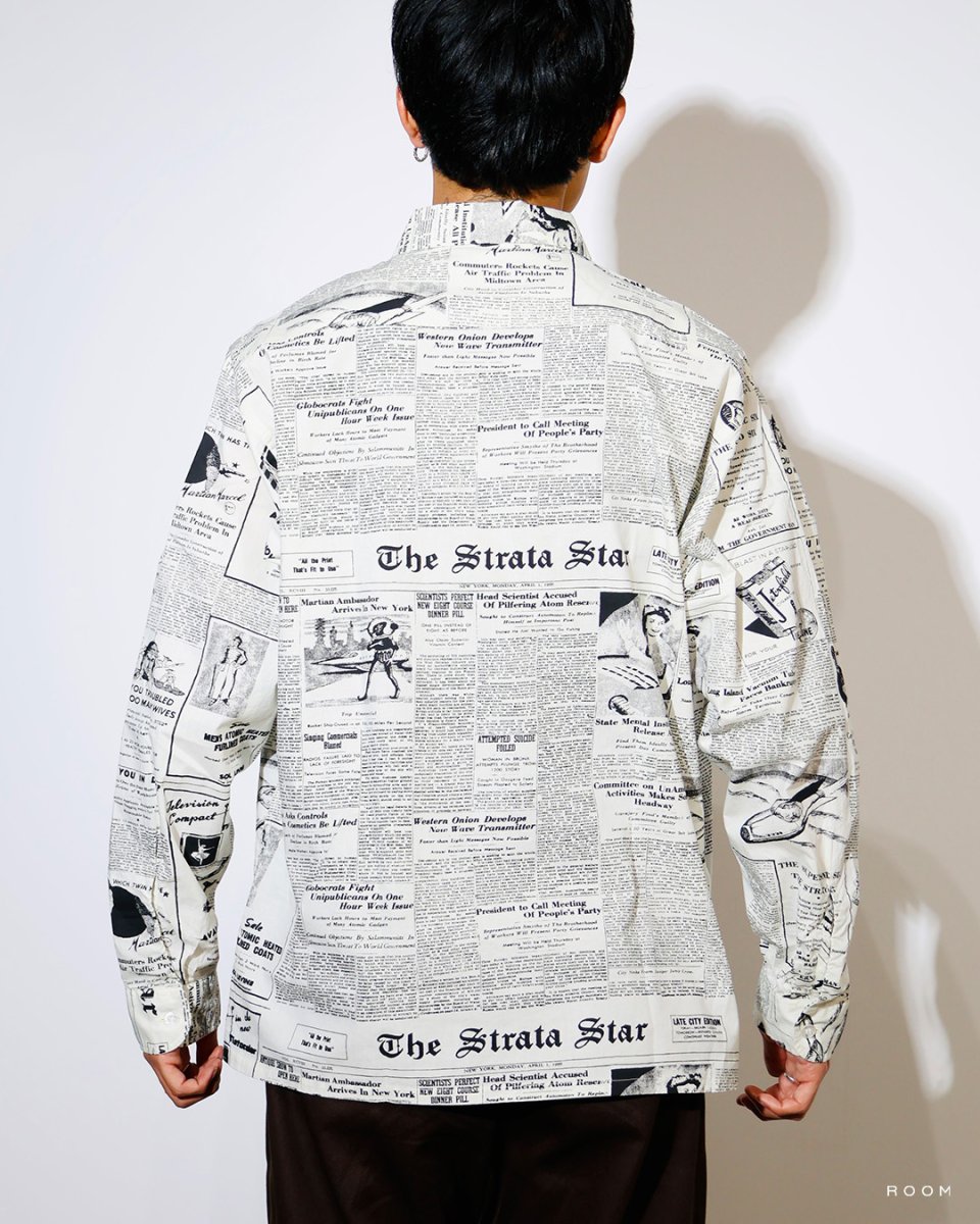画像6: MASSES  NEWS PAIPER SHIRT (6)