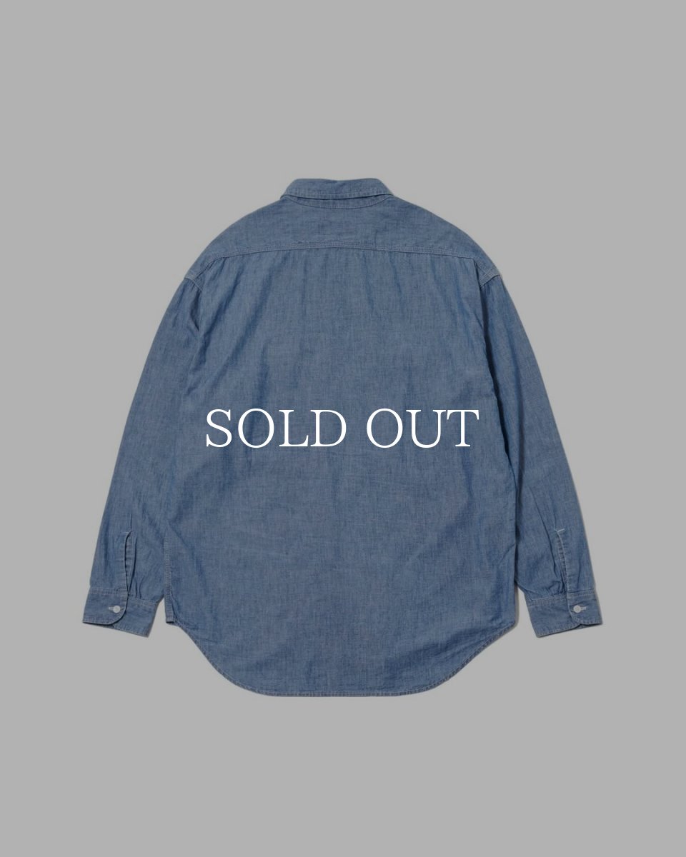 画像2: MASSES  CHAMBRAY SHIRT (2)