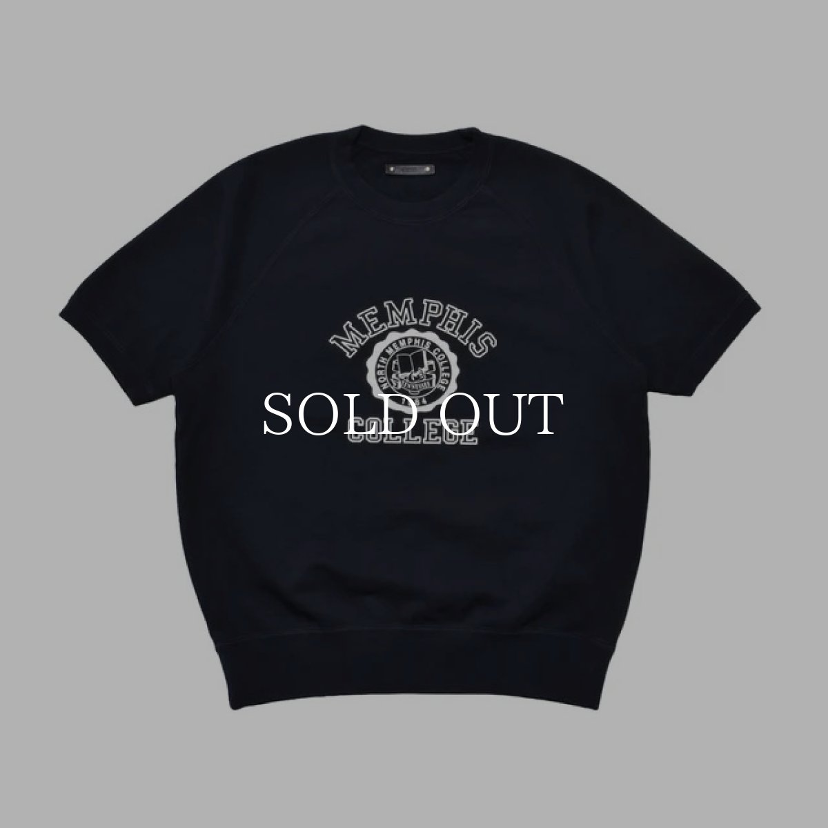画像1: MINEDENIM  North Memphis College Logo S.S Crewneck Pullover (1)