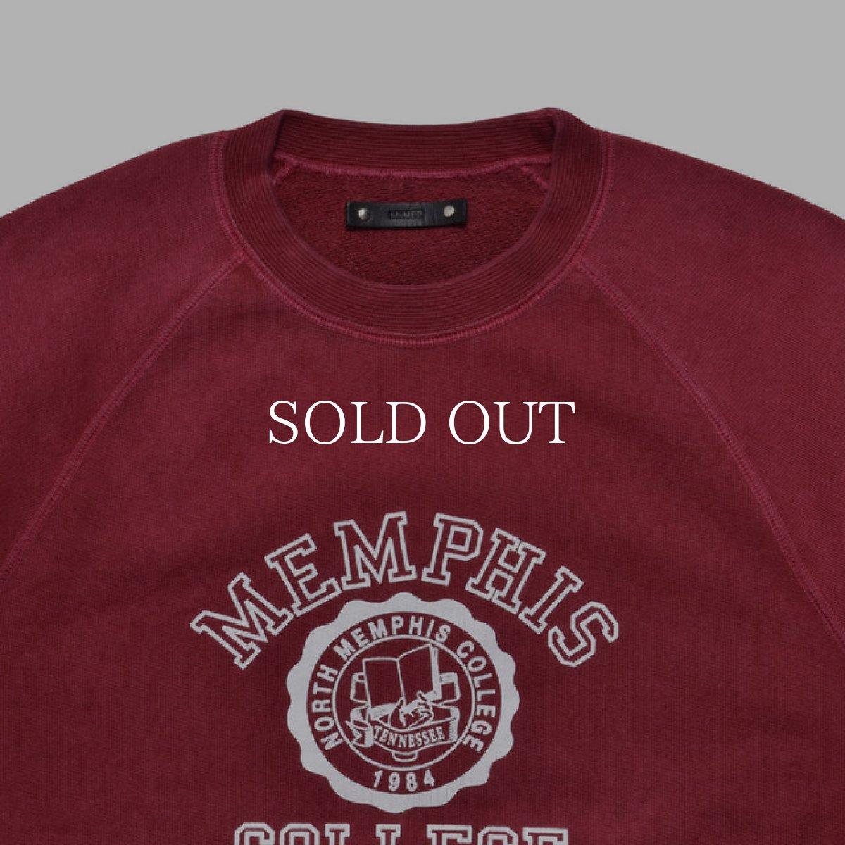 画像12: MINEDENIM  North Memphis College Logo S.S Crewneck Pullover (12)