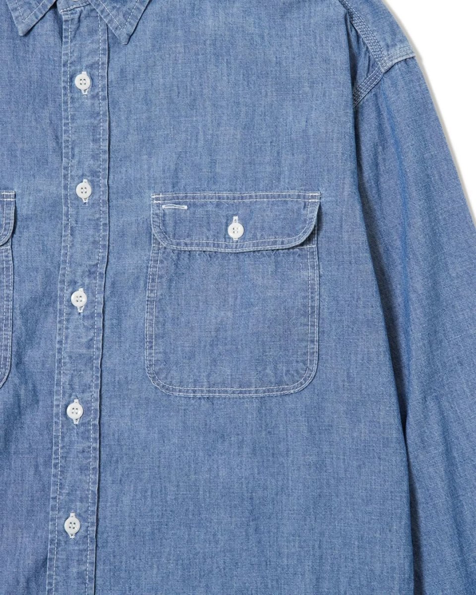 画像6: MASSES  CHAMBRAY SHIRT (6)