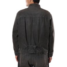 画像11: CALEE  1st TYPE DENIM JACKET ＜USED BLACK＞ (11)
