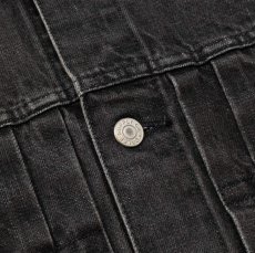 画像4: CALEE  1st TYPE DENIM JACKET ＜USED BLACK＞ (4)