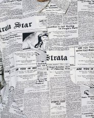 画像5: MASSES  NEWS PAIPER SHIRT (5)