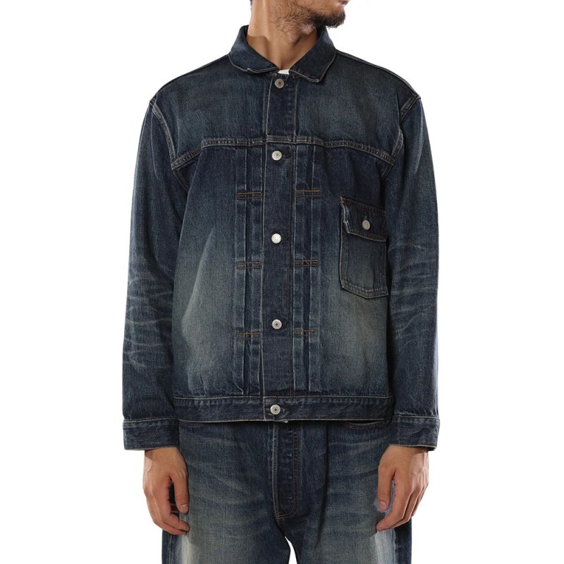 CALEE 1st TYPE DENIM JACKET <USED> CL-26SS016 公式通販 CALEE 1st TYPE DENIM JACKET <USED> CL-26SS016 公式通販