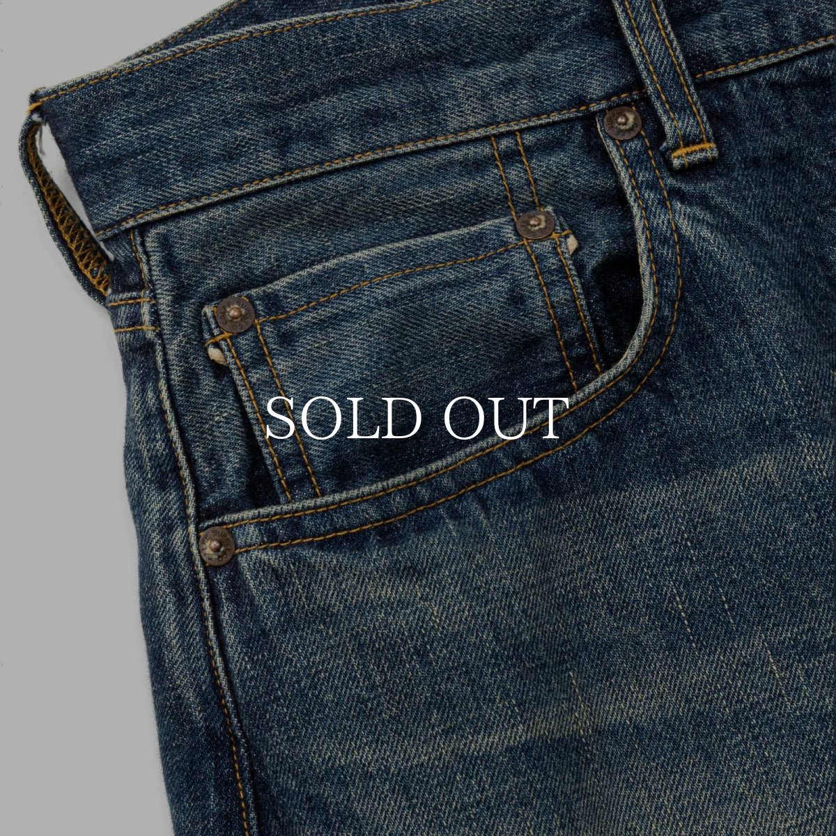 画像4: CALEE  VINTAGE REPRODUCT DENIM PANTS ＜USED＞ (4)