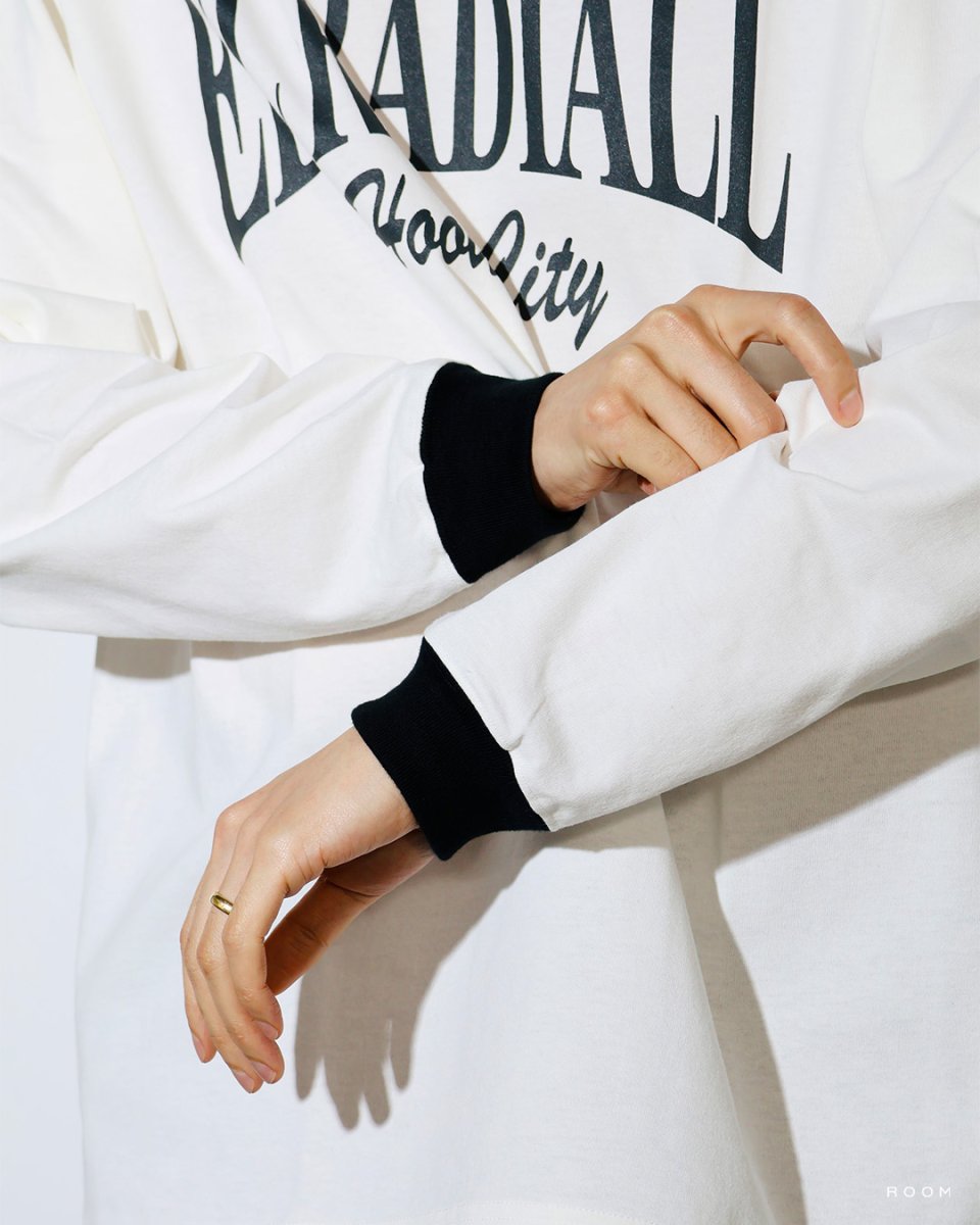 画像5: RADIALL  COLLEGE - CREW NECK T-SHIRT L/S (5)