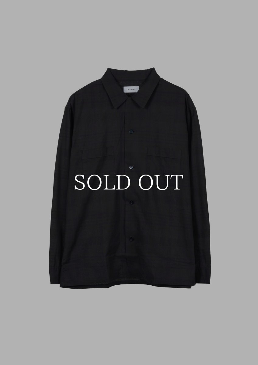 画像1: MASSES  MADRAS DYED SHIRT (1)