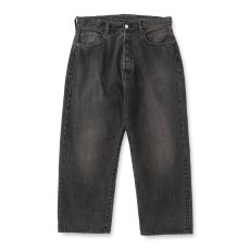 画像1: CALEE  VINTAGE REPRODUCT DENIM PANTS ＜USED BLACK＞ (1)
