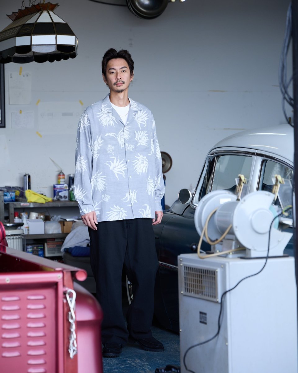 画像12: RADIALL  AGAVE - OPEN COLLARED SHIRT L/S (12)