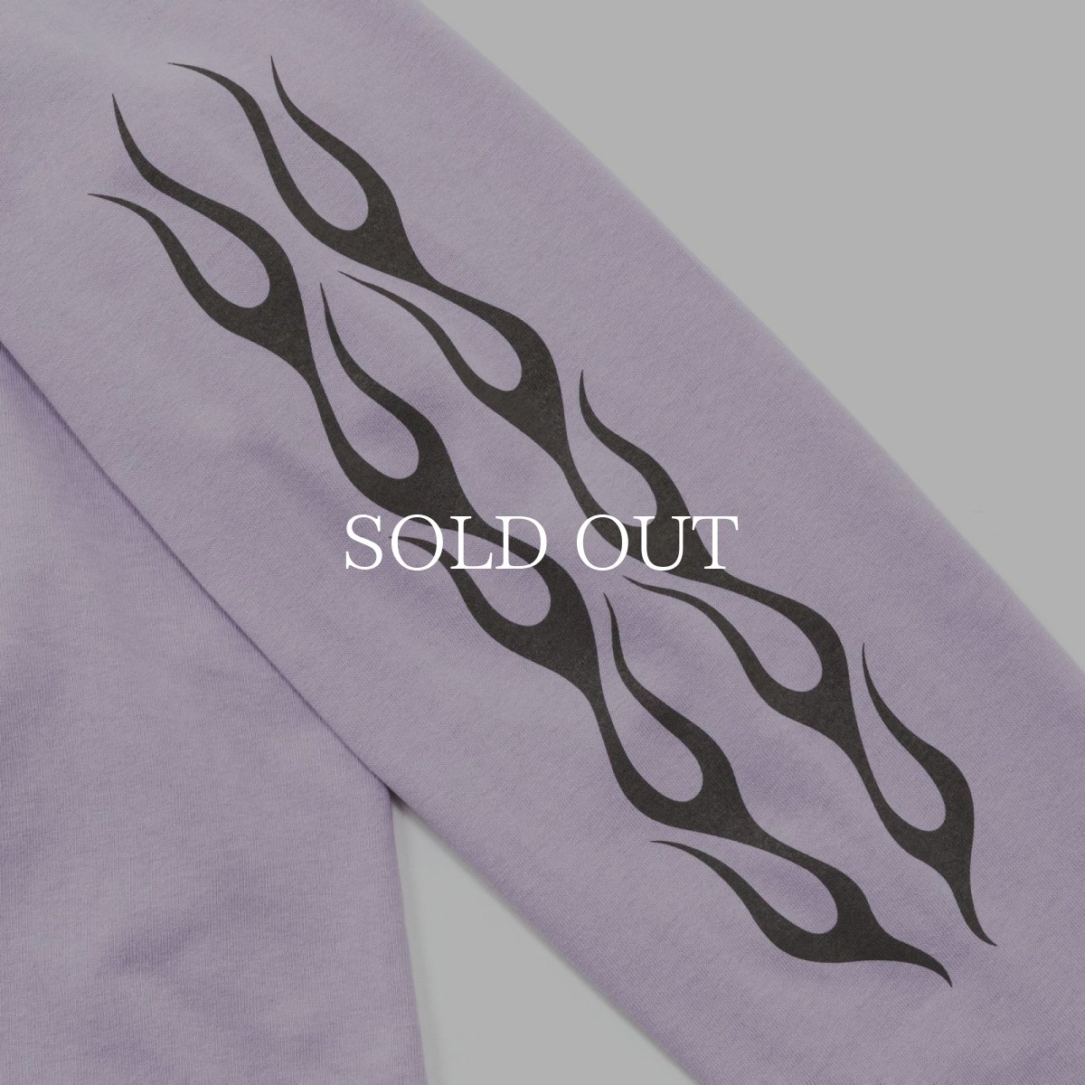 画像15: CALEE  VINTAGE TYPE FLAME LOGO PINSTRIPING L/ S TEE ＜NATURALLY PAINT DESIGN＞ (15)