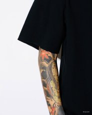 画像4: exodus brand  HONEYCOMB ORIENTAL S/S HENRY NECK (4)