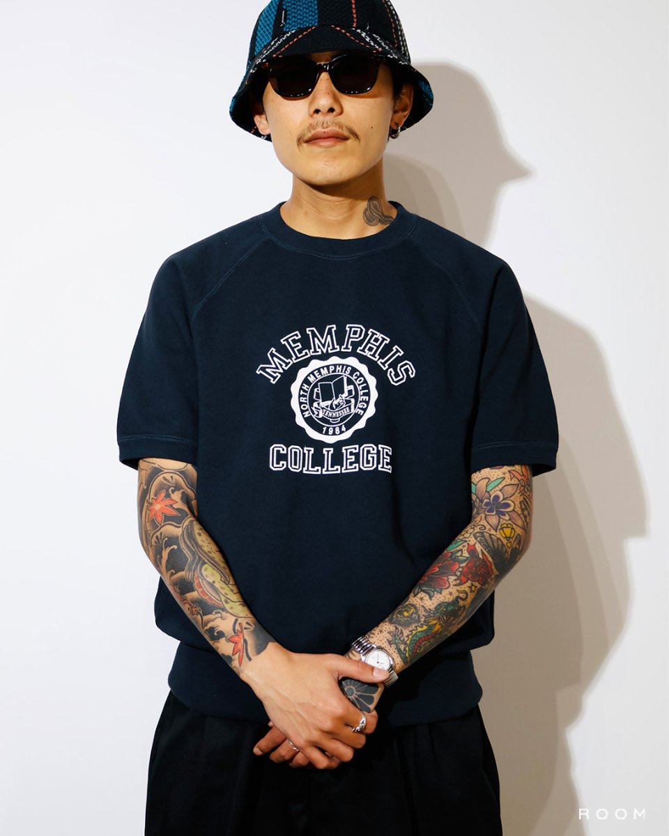画像3: MINEDENIM  North Memphis College Logo S.S Crewneck Pullover (3)