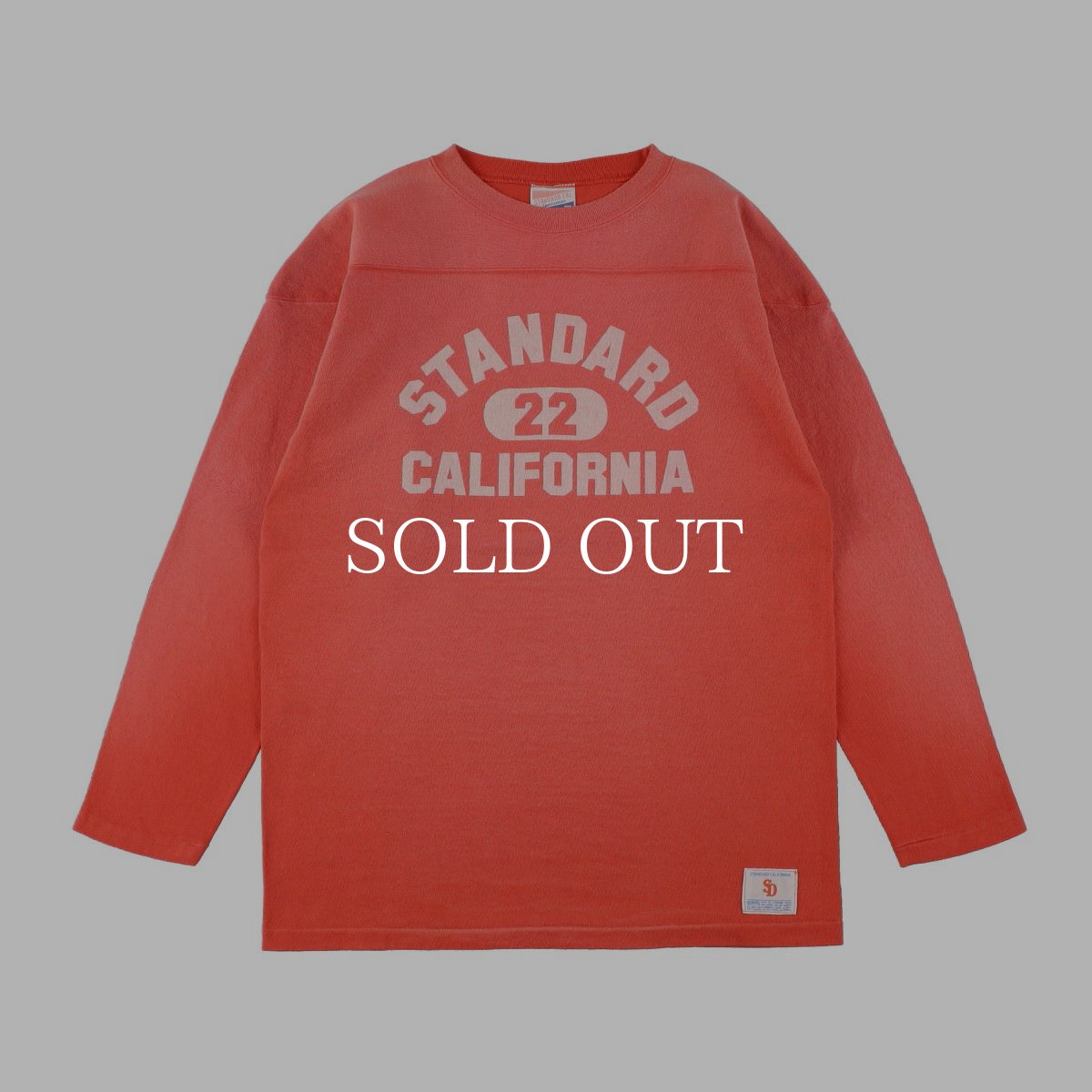 画像4: STANDARD CALIFORNIA  SD Heavyweight Football Logo Long Sleeve T Vintage Wash (4)