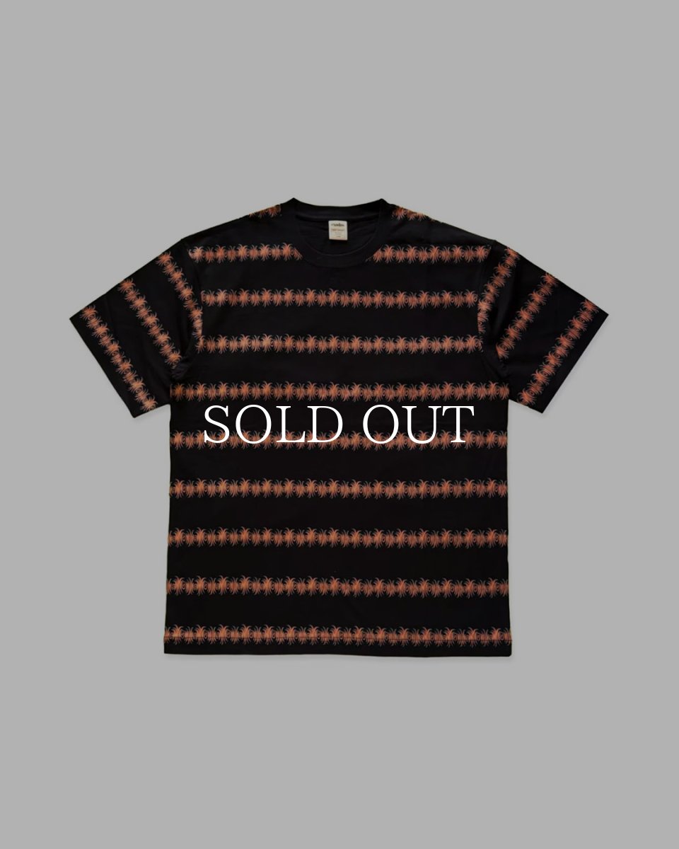 画像1: exodus brand  GLASS STRIPE S/S T SHIRT (1)