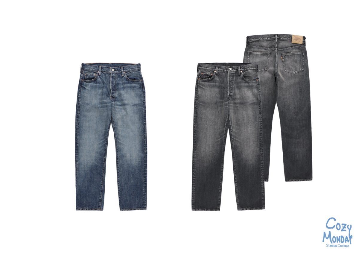 画像1: STANDARD CALIFORNIA  SD 5P Denim Pants 901 66 Vintage Wash (1)