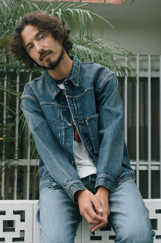 STANDARD CALIFORNIA SD Denim Jacket S996 WW II Vintage Wash