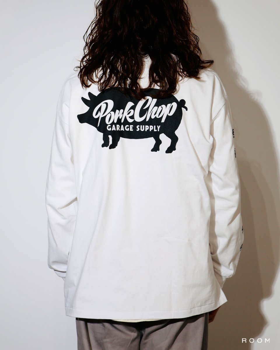 画像6: PORKCHOP GARAGE SUPPLY  SCRIPT PORK L/S TEE (6)