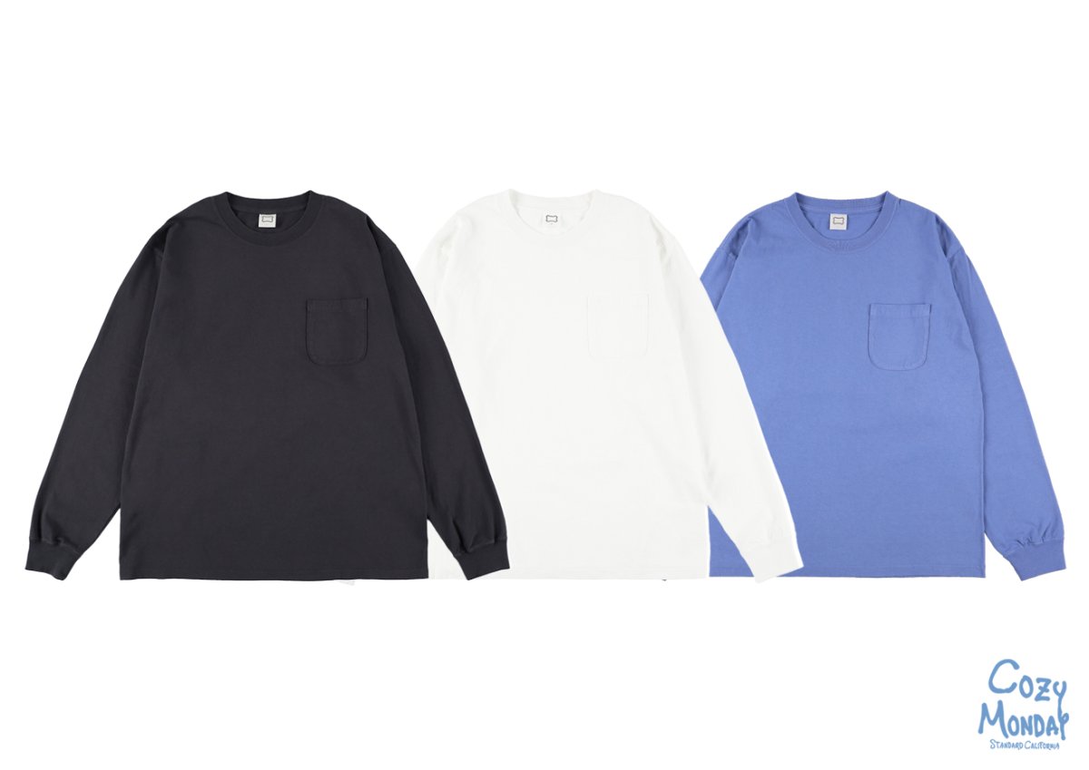 画像1: STANDARD CALIFORNIA  SD US Cotton Pocket Long Sleeve T Vintage Wash (1)