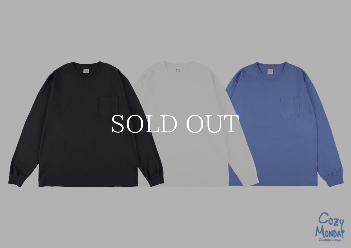 画像1: STANDARD CALIFORNIA  SD US Cotton Pocket Long Sleeve T Vintage Wash (1)