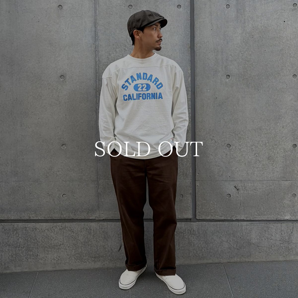 画像10: STANDARD CALIFORNIA  SD Heavyweight Football Logo Long Sleeve T Vintage Wash (10)