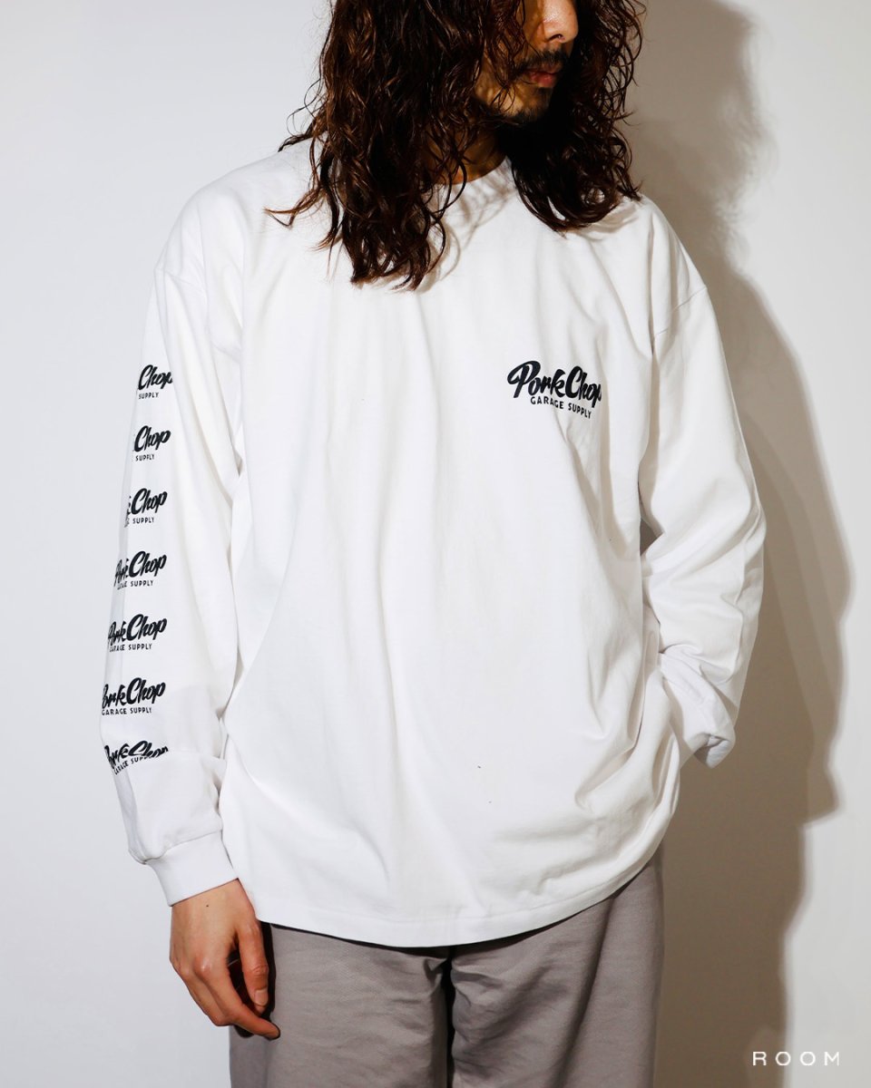 画像3: PORKCHOP GARAGE SUPPLY  SCRIPT PORK L/S TEE (3)