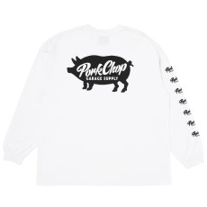 画像2: PORKCHOP GARAGE SUPPLY  SCRIPT PORK L/S TEE (2)