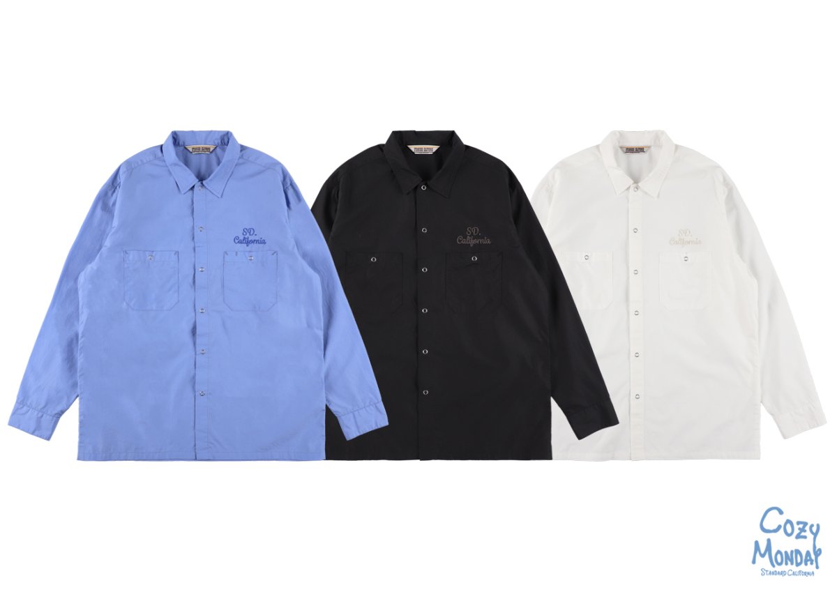 画像1: STANDARD CALIFORNIA  SD Dress Work Shirt Long Sleeve (1)
