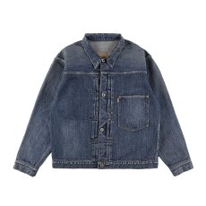 画像2: STANDARD CALIFORNIA  SD Denim Jacket S996 WW II Vintage Wash (2)