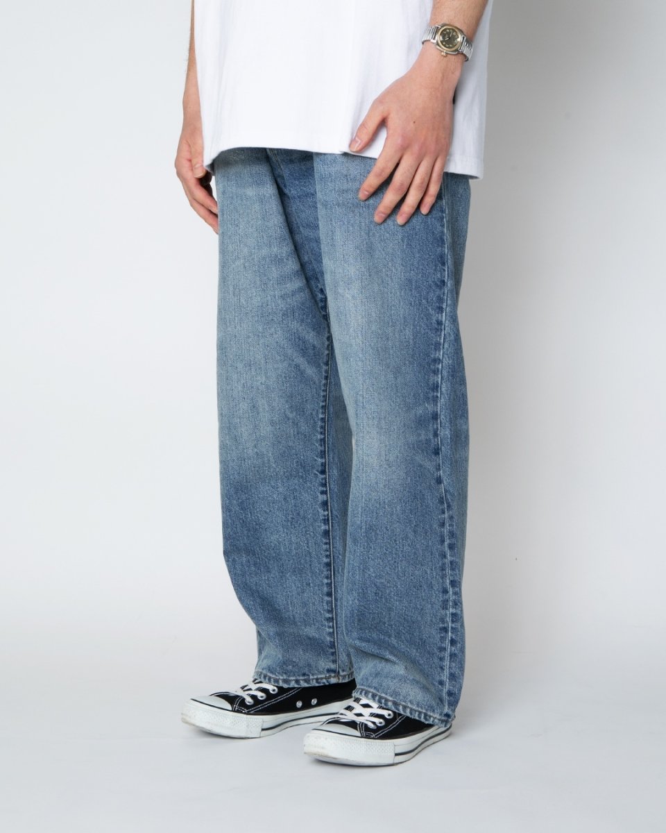 画像4: APPLEBUM  Authentic Straight Denim Pants (4)