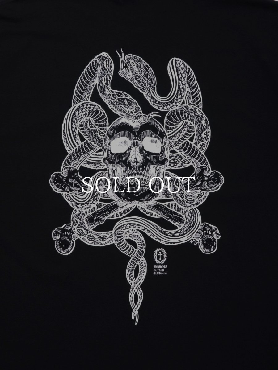 画像7: ANTIDOTE BUYERS CLUB   ASIC Oversized S/S Tee (Skull N' Snake) (7)