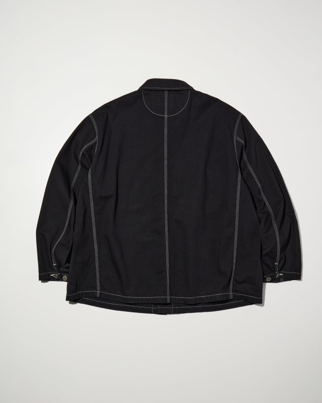 EL RADIAL カバーオール 黒 Heaven刺繍　ラディアル ジャケット RADIALL CHEV - CARPENTER JACKET RAD-26SS-JK003 公式通販