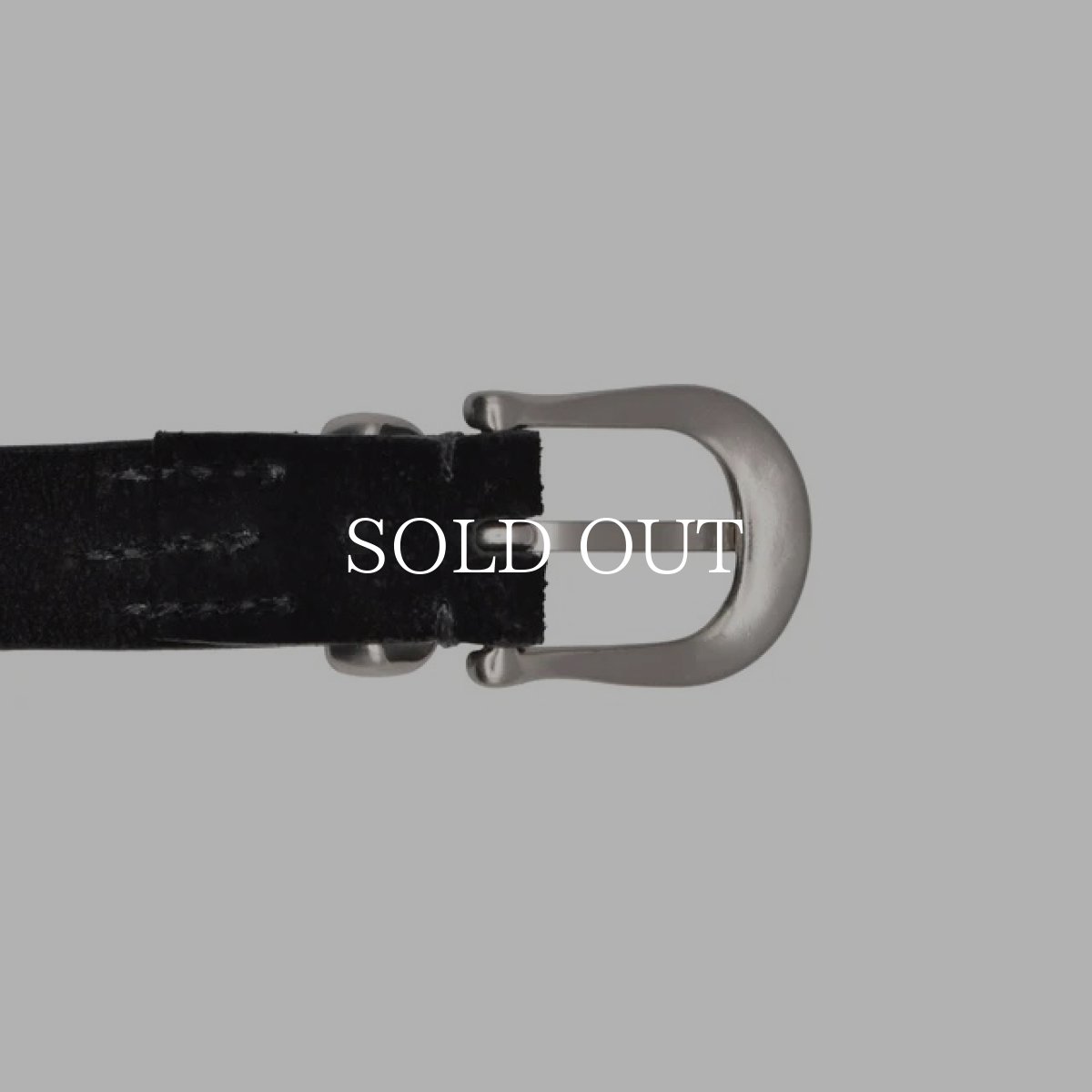 画像3: MINEDENIM  【再入荷】Thick Velour Western Belt (3)