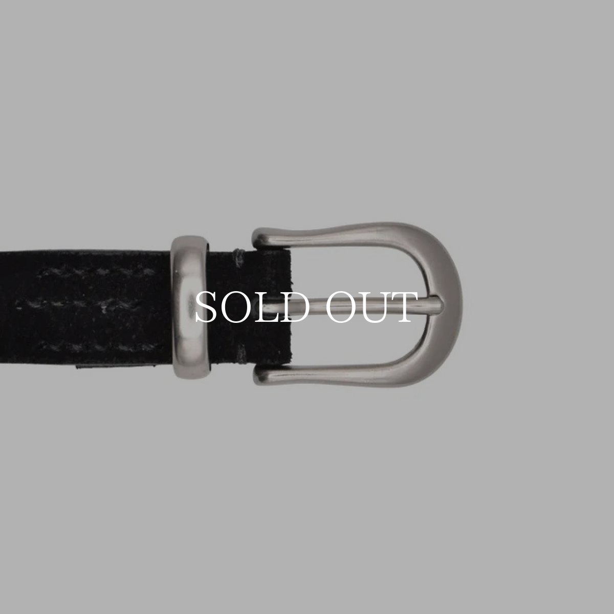 画像2: MINEDENIM  【再入荷】Thick Velour Western Belt (2)