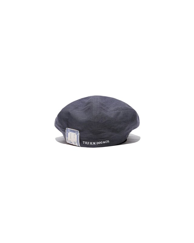 H.W. Dog Co. グレー ベレー帽　リネン THE H.W.DOG&CO. LINEN × WASHI PAPER PK CAP D-01133 正規取扱通販