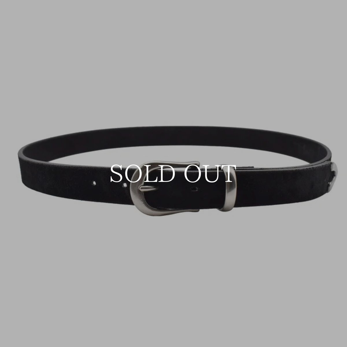 画像1: MINEDENIM  【再入荷】Thick Velour Western Belt (1)